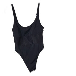 NEW High Cut Black One-Piece Swimsuit
